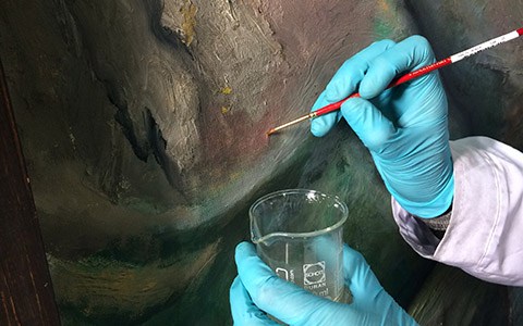 Restauración de obra pictórica